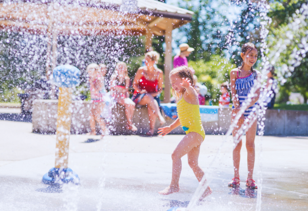 Neighborhood splash pad